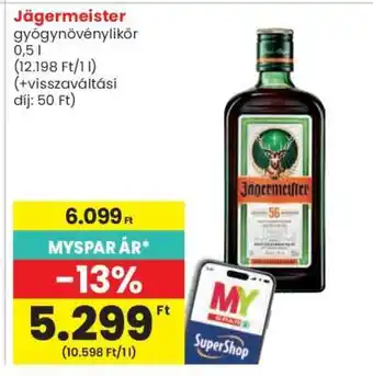 Spar Jägermeister ajánlat