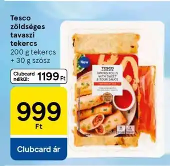Tesco zöldséges tavaszi tekercs