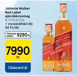 Tesco Johnnie Walker Red Label ajándékcsomag ajánlat