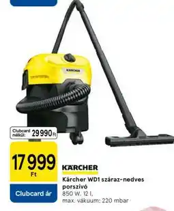 Tesco Kärcher WD1 száraz-nedves porszívó ajánlat