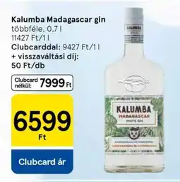 Tesco Kalumba Madagascar gin ajánlat