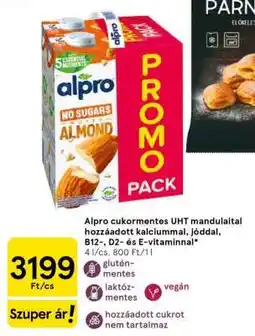 Tesco Alpro cukormentes UHT mandulaital ajánlat