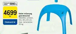 Tesco Keter műanyag gyerekasztal ajánlat