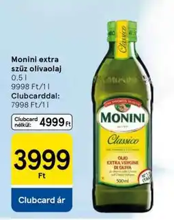 Tesco MONINI Extra szűz olívaolaj ajánlat