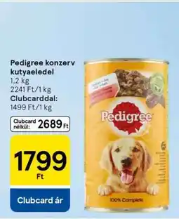 Tesco Pedigree konzerv kutyaeledel ajánlat