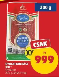 PENNY Gyulai Kolbász XXL ajánlat