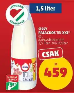 PENNY Sissy Palackos Tej XXL ajánlat