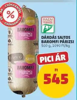 PENNY Dárdás Sajtos Baromfi Párizsi ajánlat