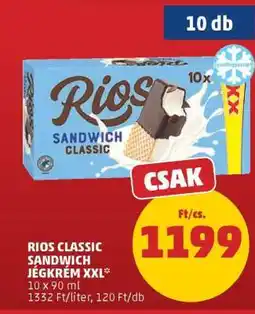 PENNY RIOS CLASSIC SANDWICH JÉGKRÉM XXL ajánlat