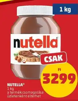 PENNY Nutella ajánlat
