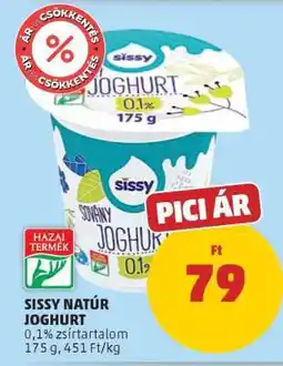 PENNY Sissy Natúr Joghurt ajánlat