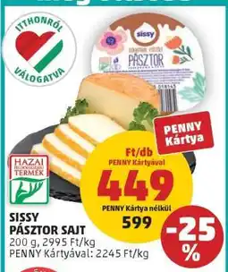 PENNY Sissy Pásztor Sajt ajánlat