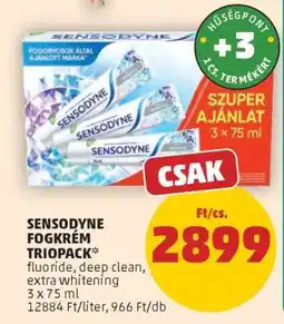 PENNY Sensodyne Fogkrém Triopack ajánlat