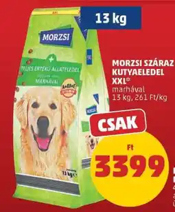PENNY MORZSI SZÁRAZ KUTYAELEDEL XXL ajánlat