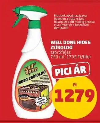 PENNY Well Done Hideg Zsíroldó ajánlat
