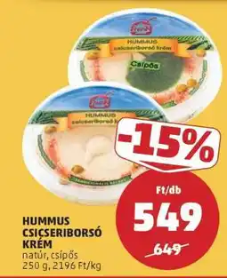 PENNY Hummus Csicseriborsó Krém ajánlat