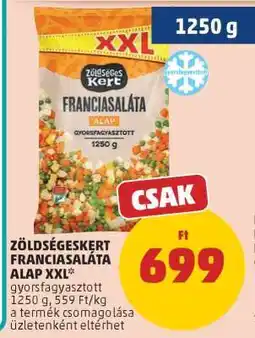 PENNY Zöldségeskert Franciasaláta Alap XXL ajánlat