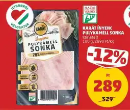 PENNY KARÁT Ínyenc Pulykamell Sonka ajánlat