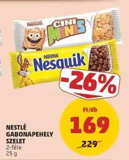 PENNY Nestlé gabonapehely-szelet ajánlat