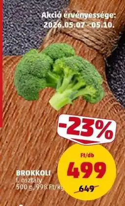 PENNY Brokkoli ajánlat