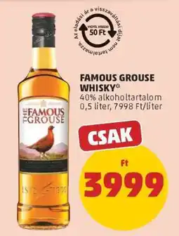 PENNY FAMOUS GROUSE WHISKY ajánlat