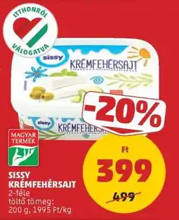 PENNY Sissy Krémfehérsajt ajánlat