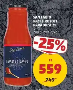 PENNY San Fabio Passzírozott Paradicsom ajánlat