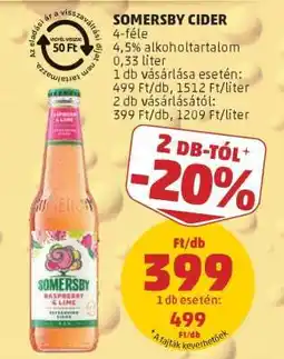 PENNY SOMERSBY Cider ajánlat