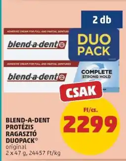 PENNY BLEND-A-DENT PROTÉZIS RAGASZTÓ DUOPACK ajánlat