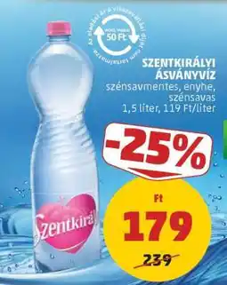 PENNY SZENTKIRÁLYI Ásványvíz ajánlat