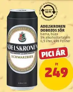 PENNY Adelskronen Dobozos Sör ajánlat