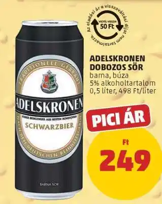 PENNY Adelskronen Dobozos Sör ajánlat