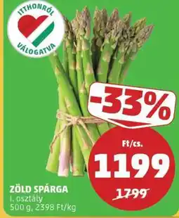 PENNY Zöld spárga ajánlat