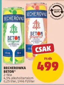 PENNY BECHEROVKA BETON ajánlat