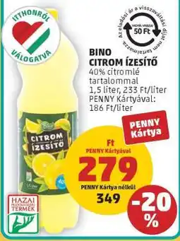PENNY Bino Citrom Ízesítő ajánlat