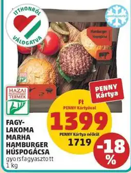 PENNY FAGY-LAKOMA MARHA HAMBURGER HÚSPOGÁCSA ajánlat