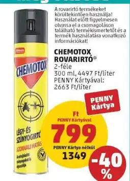 PENNY CHEMOTOX ROVARIRTÓ ajánlat
