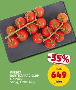 PENNY Fürtös koktélparadicsom ajánlat