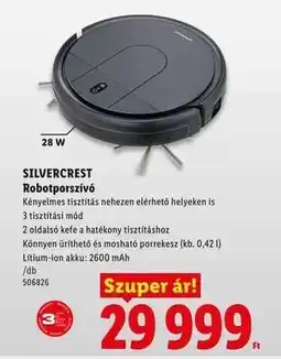 Lidl SILVERCREST Robotporszívó ajánlat