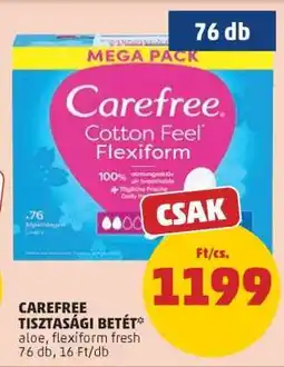 PENNY CAREFREE Tisztasági betét ajánlat