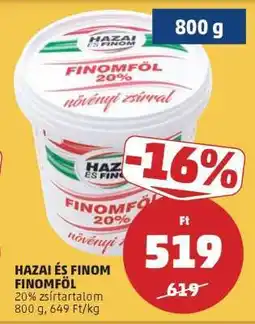 PENNY HAZAI ÉS FINOM FINOMFÖL ajánlat