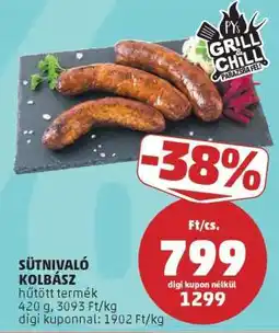 PENNY Sütni való kolbász ajánlat