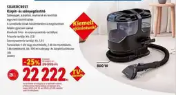 Lidl SILVERCREST Kárpit- és szőnyegtisztító ajánlat