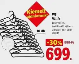 Lidl W5 Vállfa ajánlat