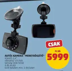 PENNY Autós kamera - Menetrögzítő ajánlat