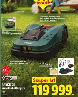 Lidl Parkside Smart robotfűnyíró ajánlat