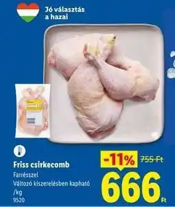 Lidl FRISS CSIRKECOMB ajánlat