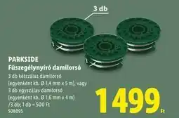 Lidl PARKSIDE Fűszegélynyíró damilorsó ajánlat