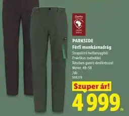 Lidl PARKSIDE ajánlat