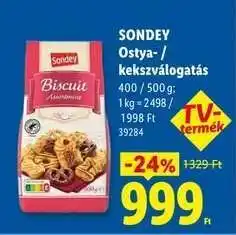 Lidl SONDEY ajánlat